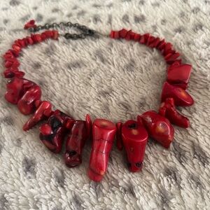 Coral necklace handmade 🤩